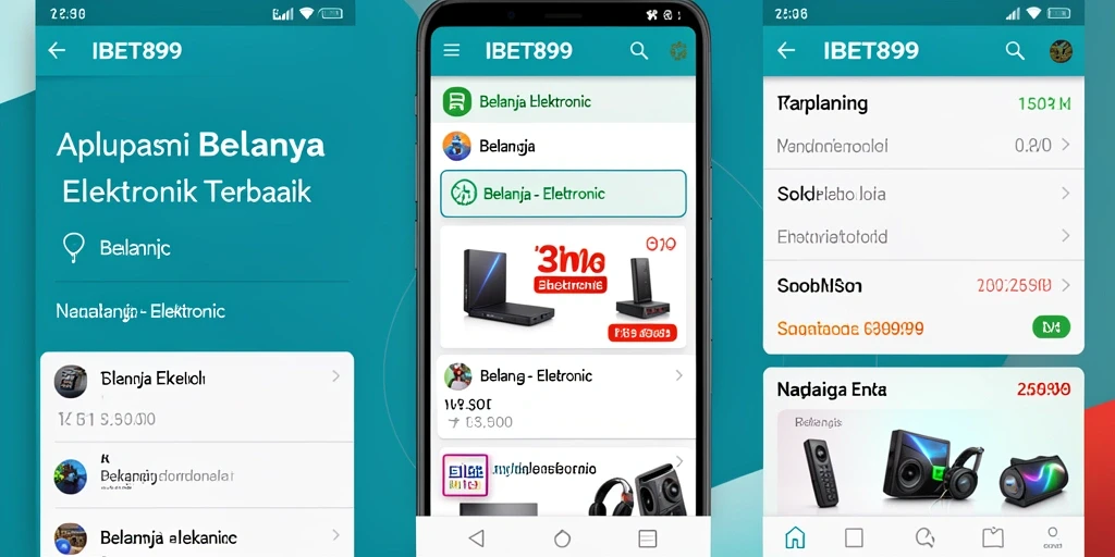 Antarmuka aplikasi IBET899 yang menarik dan fungsional.
