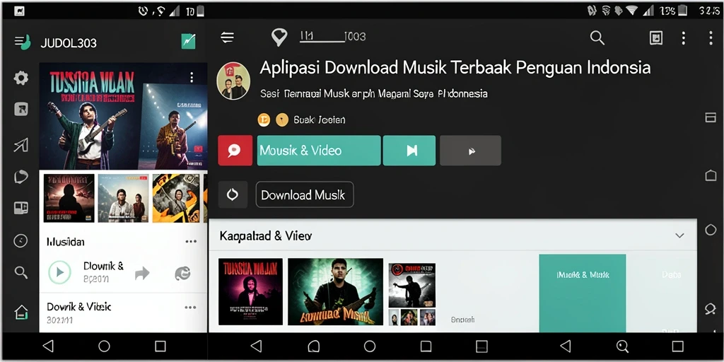 Antarmuka JUDOL303 yang sederhana dan mudah digunakan untuk Download Musik.