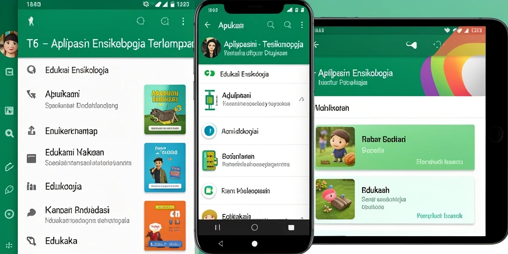 Antarmuka aplikasi T6 yang menarik dan informatif.