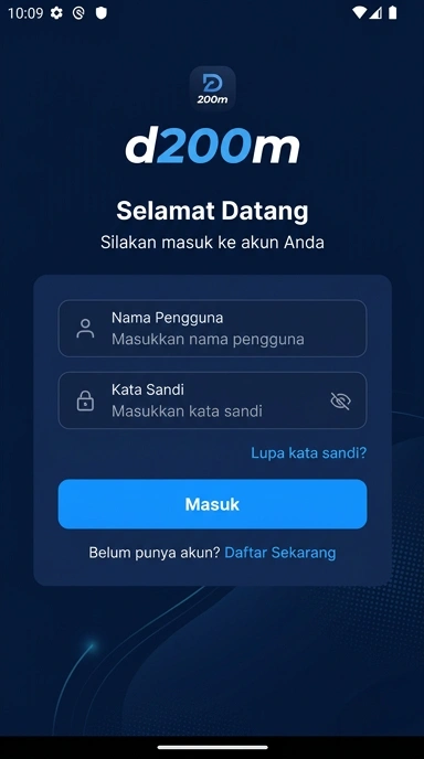 Masuk ke Akun d200m Anda dengan Mudah
